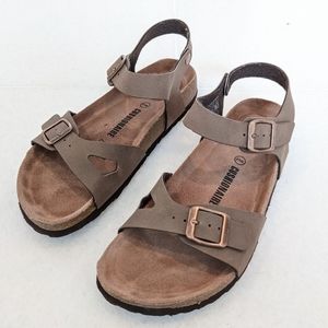 8.5W Taupe Leather Sandals